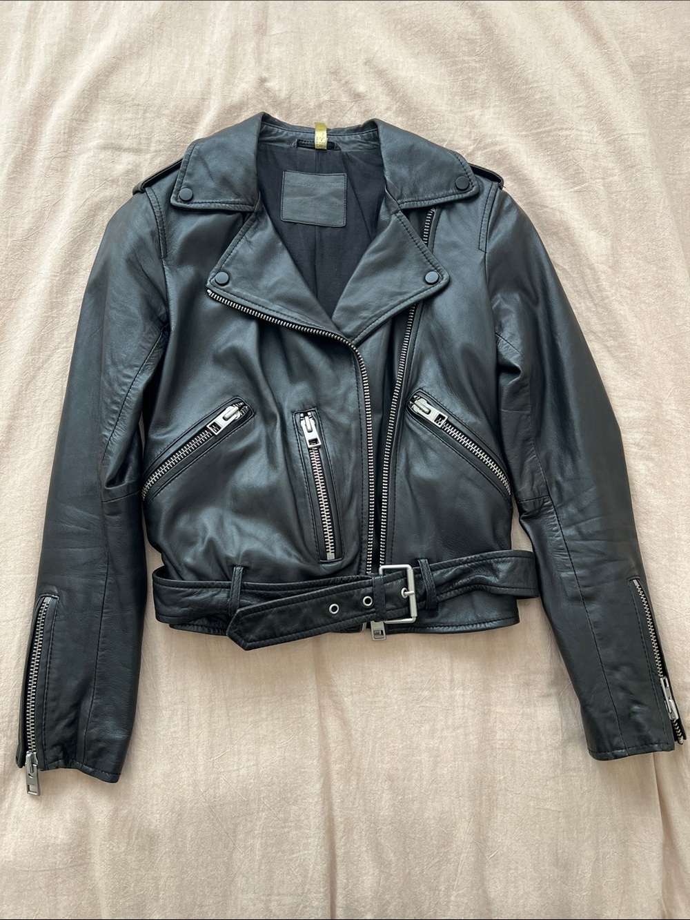 AllSaints Balfern Biker Leather Jacket